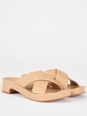 EUC Pedro Garcia Lexia Leather Sandals in Oat